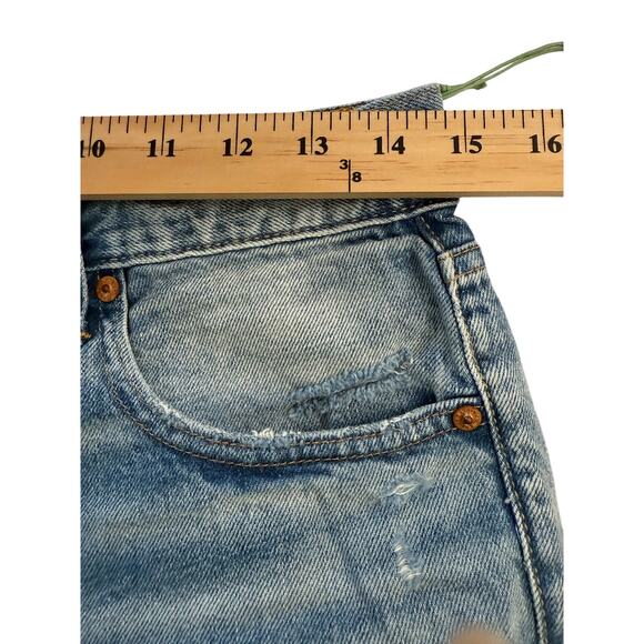 AE77 Premium Denim Women's Cut-Off High Rise Shorts Sz 29 NWT - Picture 4 of 16